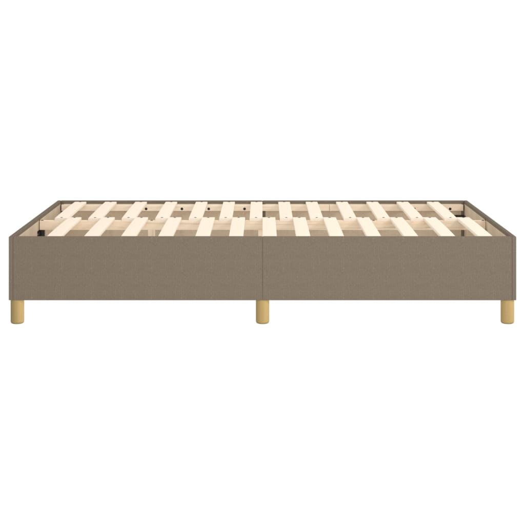Boxspringbettgestell Taupe 120x200 cm Stoff