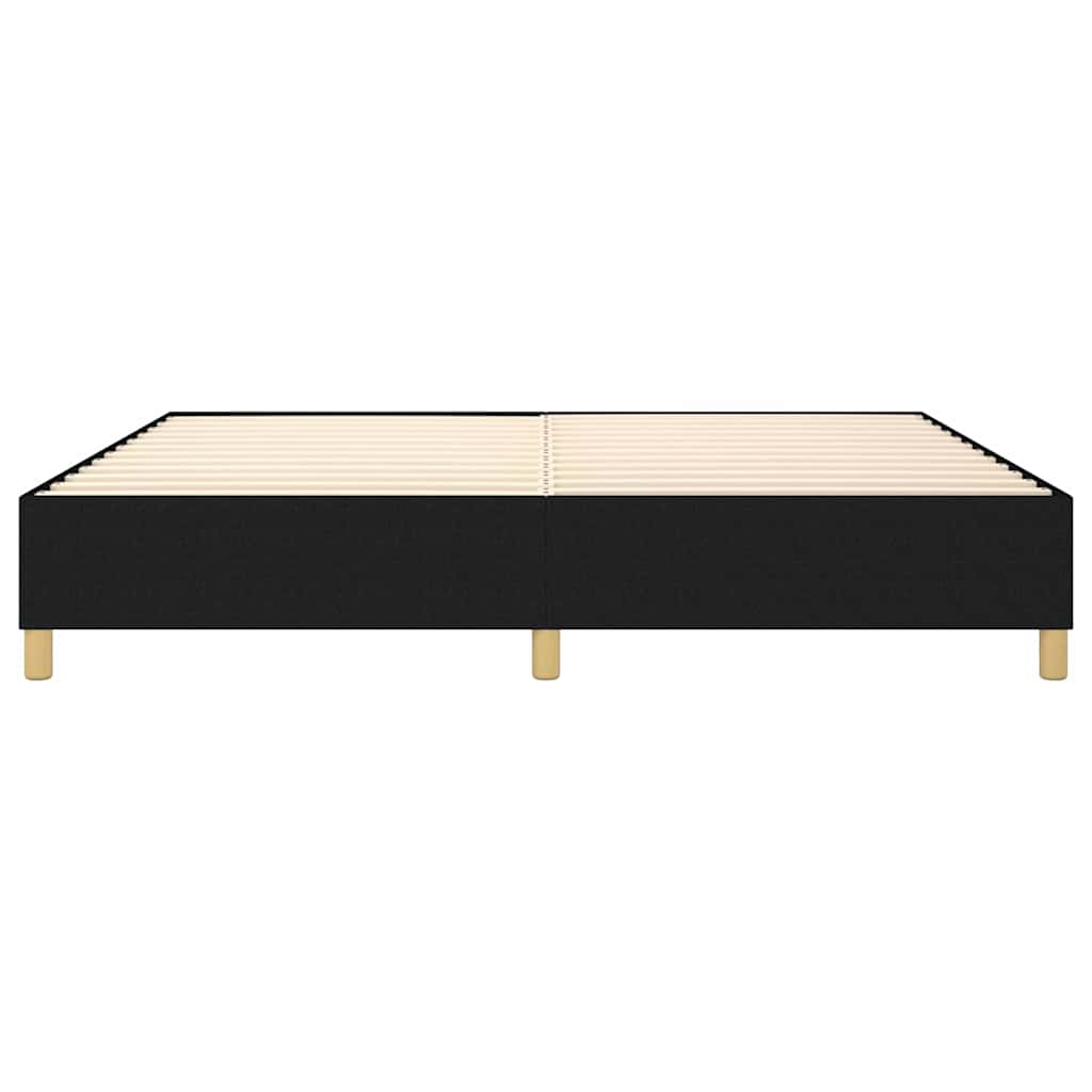 Boxspringbettgestell Schwarz 140x190 cm Stoff
