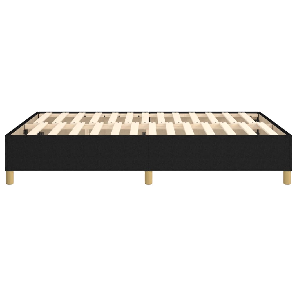 Boxspringbettgestell Schwarz 140x190 cm Stoff