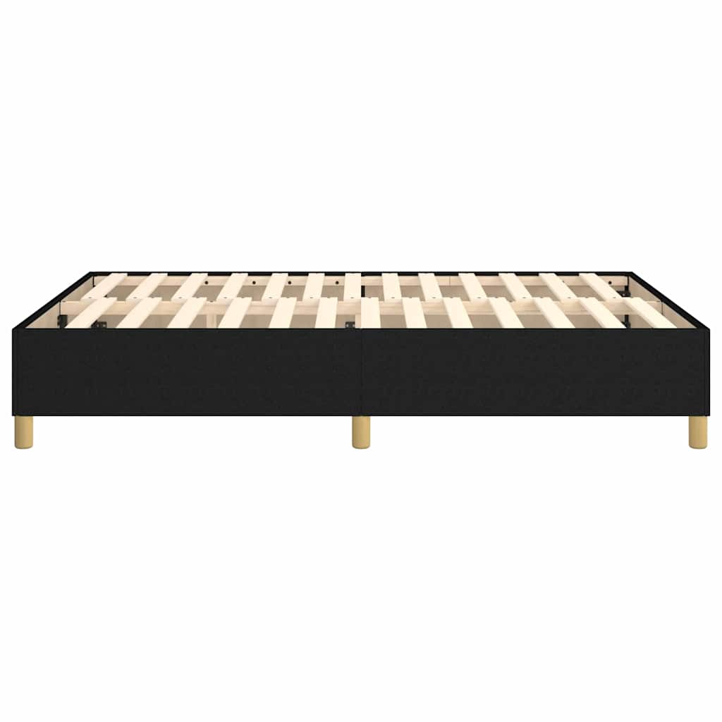 Boxspringbettgestell Schwarz 140x190 cm Stoff