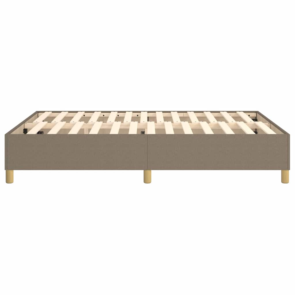 Boxspringbettgestell Taupe 140x190 cm Stoff