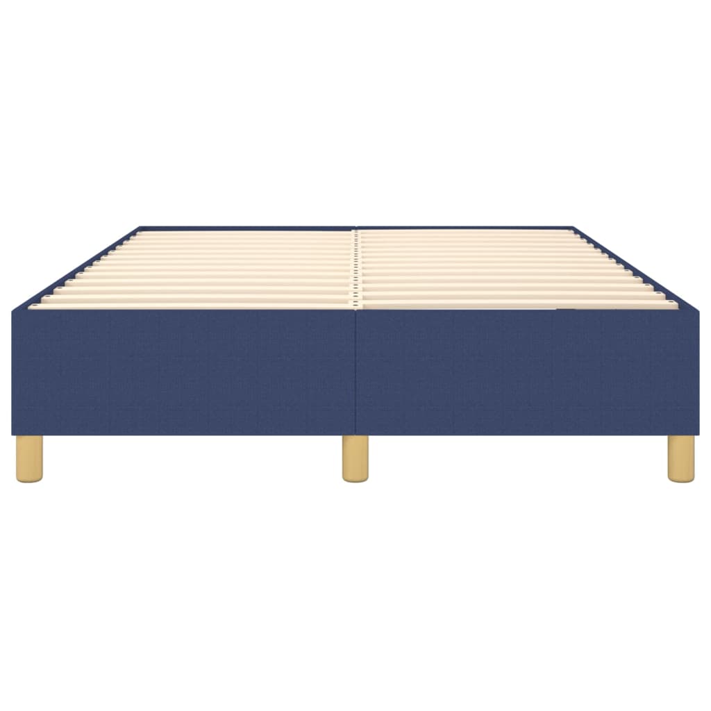 Boxspringbettgestell Blau 140x190 cm Stoff