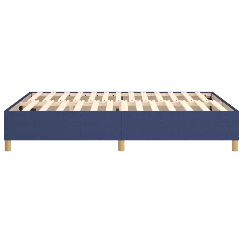 Boxspringbettgestell Blau 140x190 cm Stoff