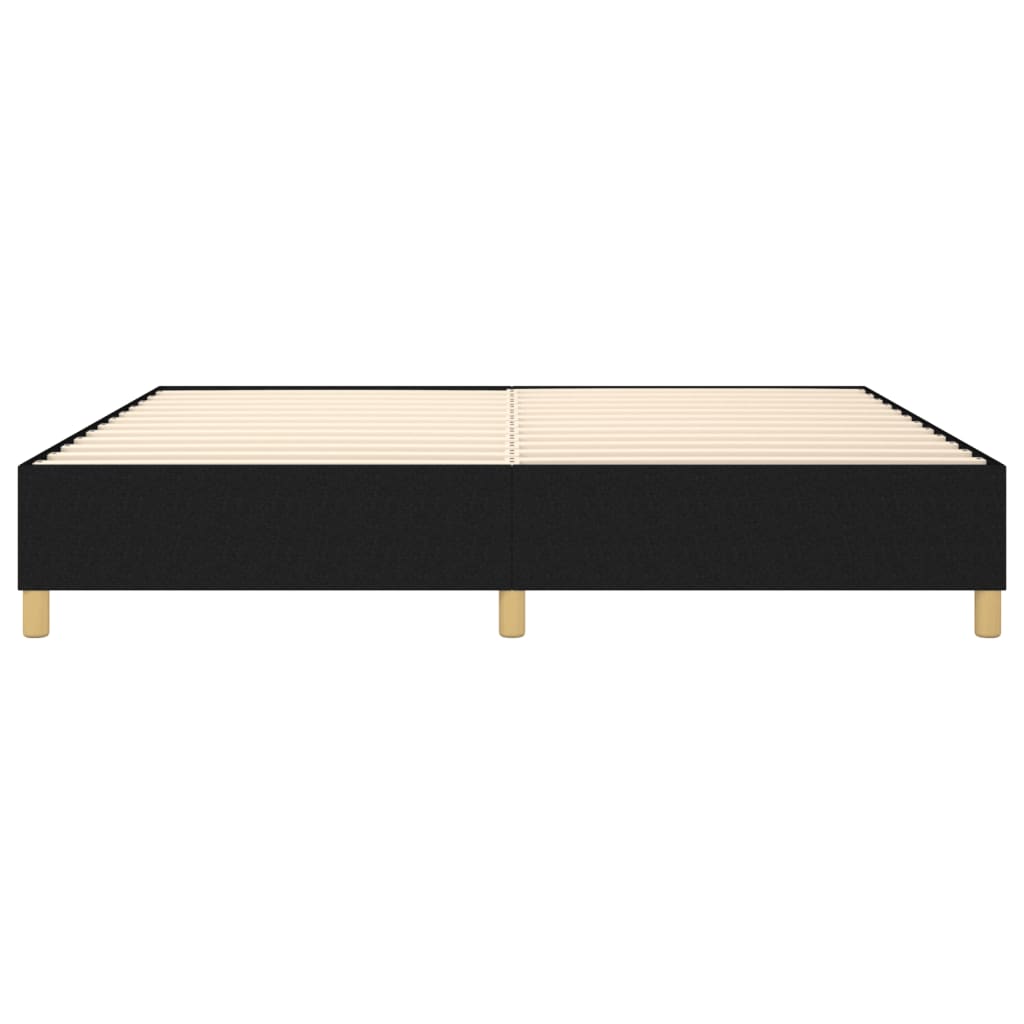 Boxspringbettgestell Schwarz 140x200 cm Stoff