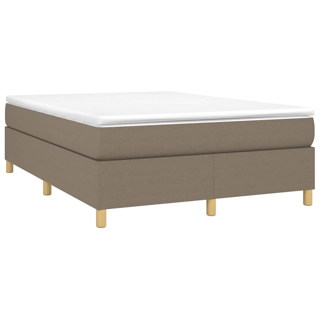 Boxspringbettgestell Taupe 140x200 cm Stoff