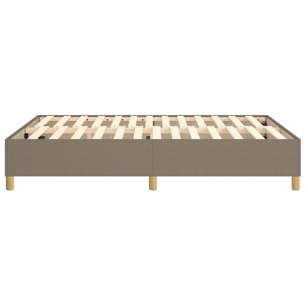 Boxspringbettgestell Taupe 140x200 cm Stoff