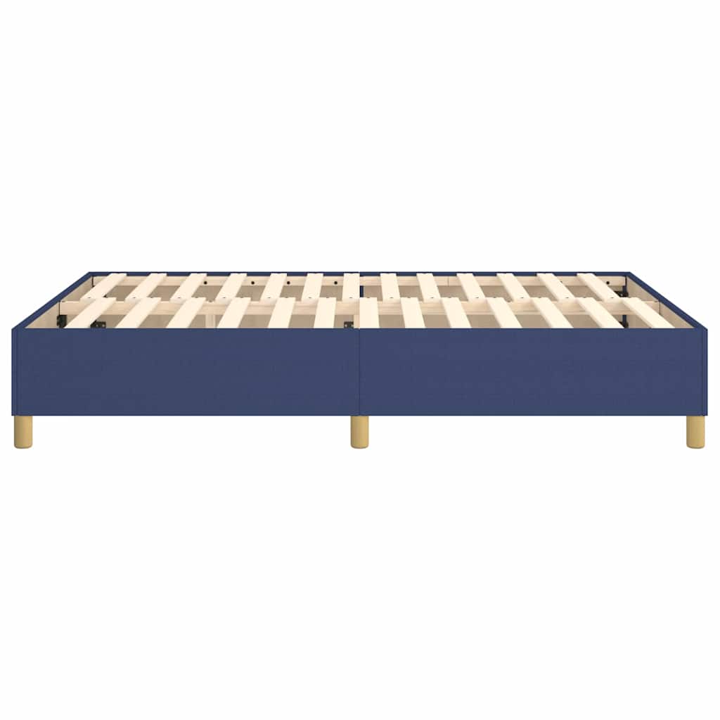 Boxspringbettgestell Blau 140x200 cm Stoff