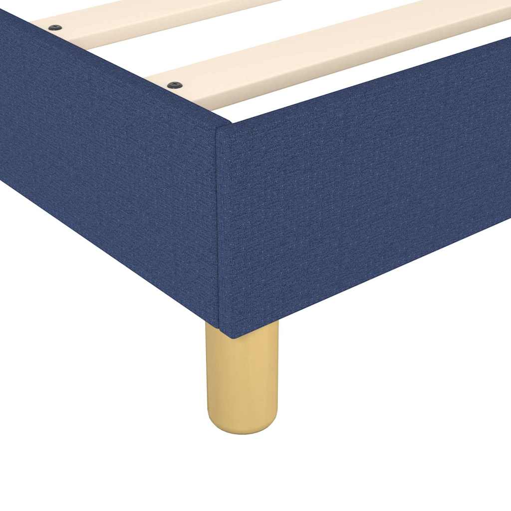 Boxspringbettgestell Blau 140x200 cm Stoff