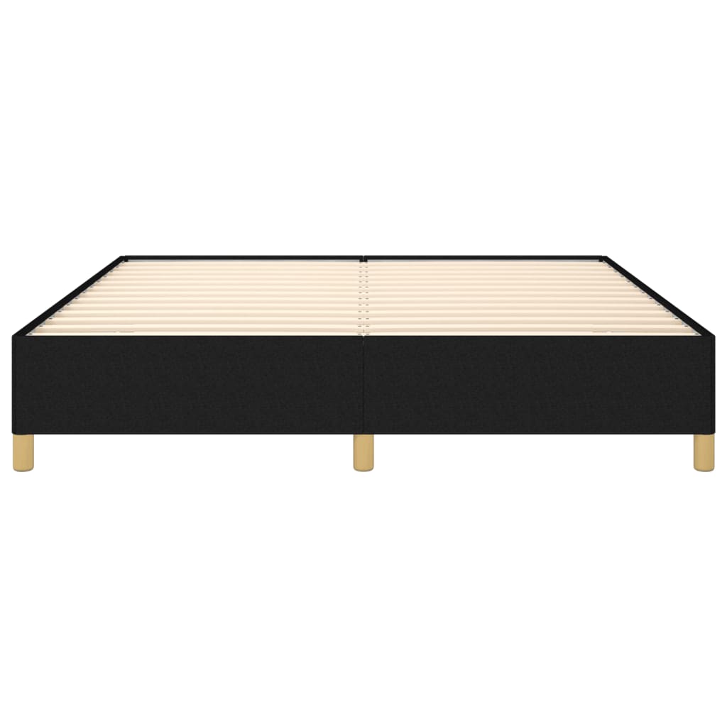 Boxspringbettgestell Schwarz 160x200 cm Stoff