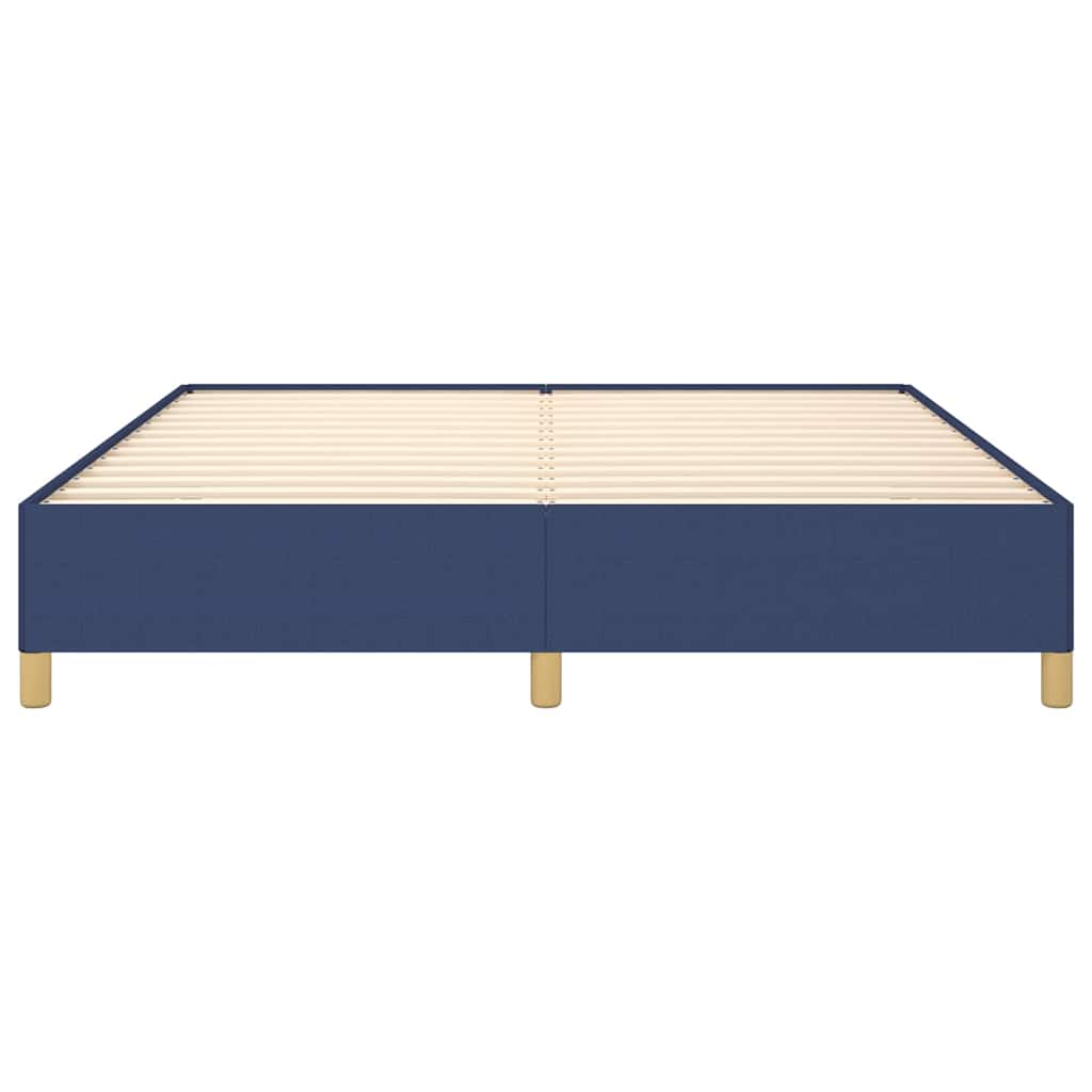 Boxspringbettgestell Blau 160x200 cm Stoff