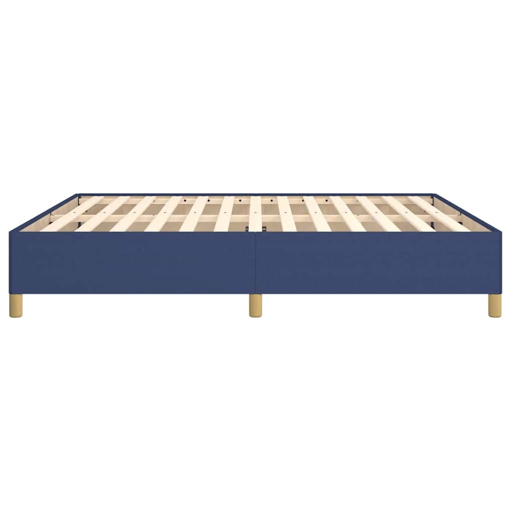 Boxspringbettgestell Blau 160x200 cm Stoff