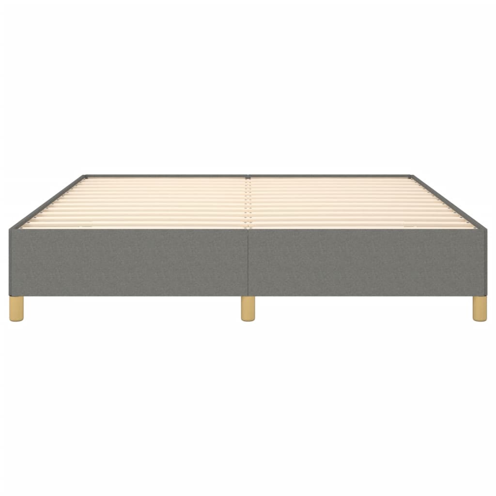 Boxspringbettgestell Dunkelgrau 180x200 cm Stoff