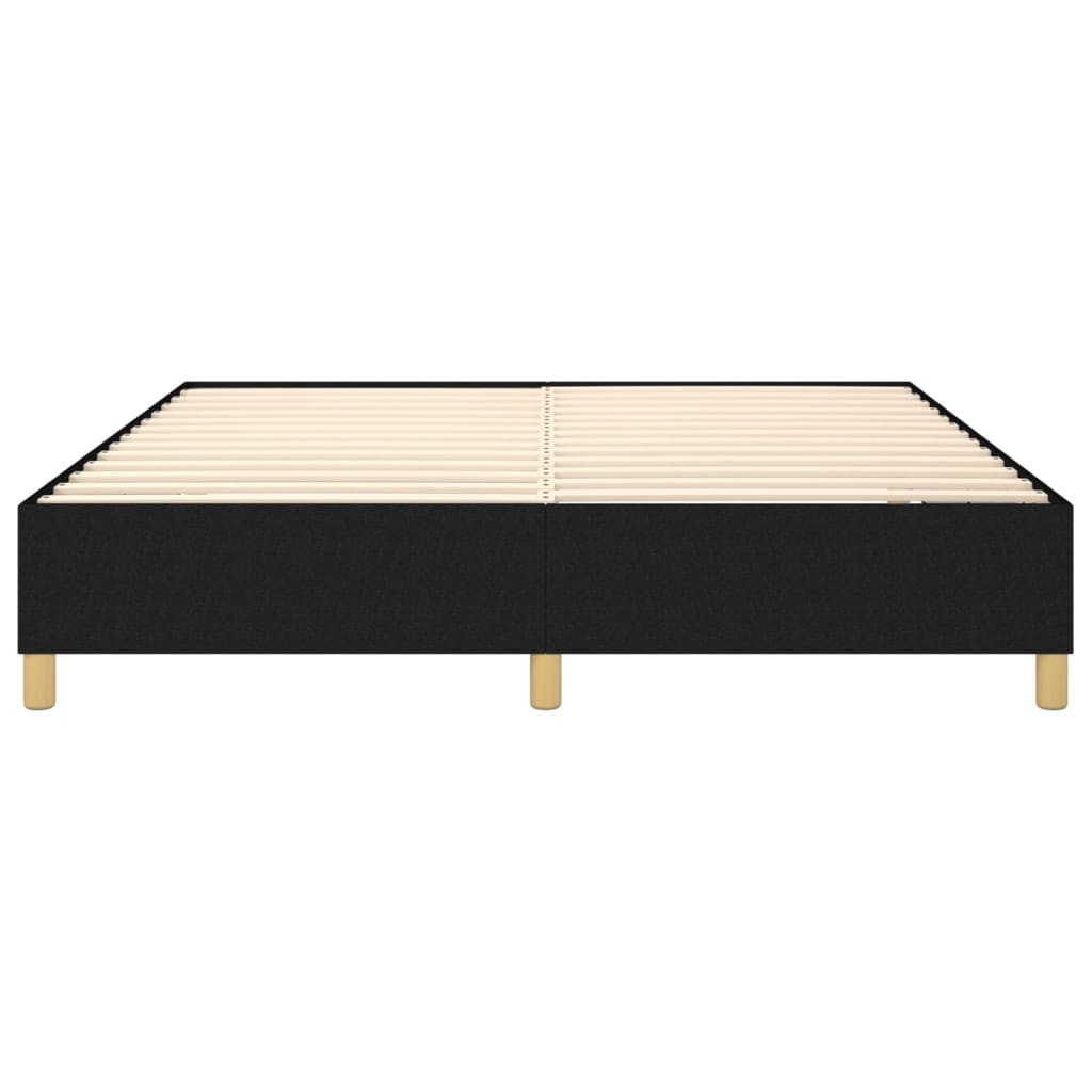 Boxspringbettgestell Schwarz 180x200 cm Stoff