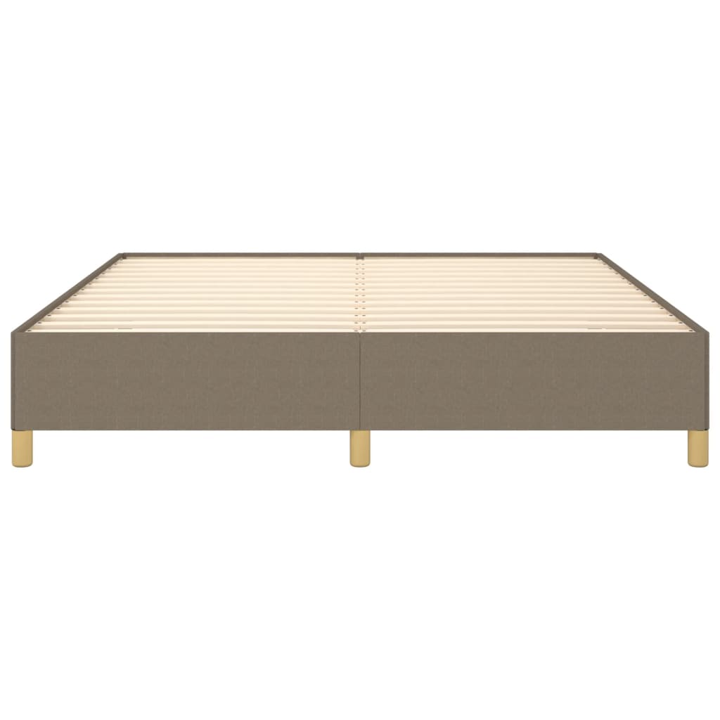 Boxspringbettgestell Taupe 180x200 cm Stoff
