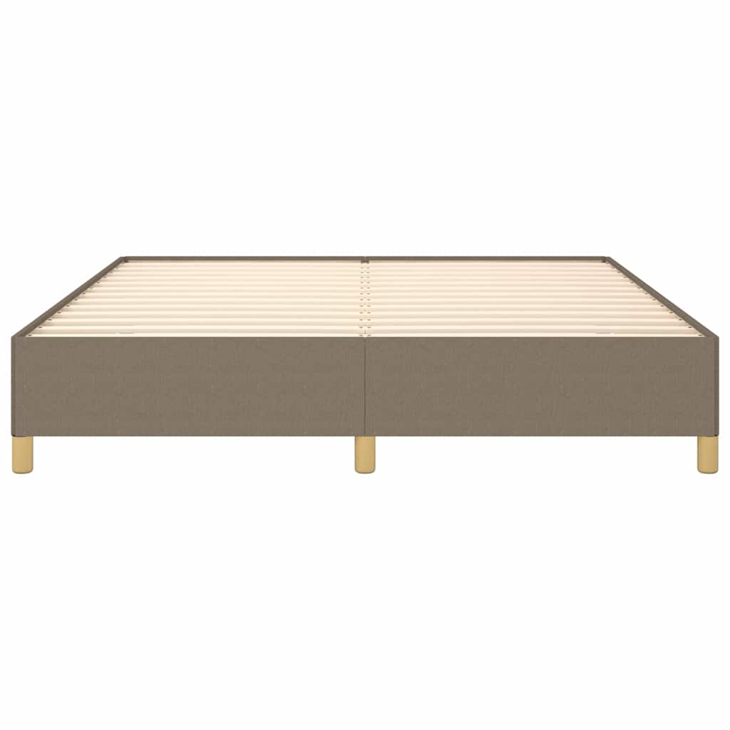 Boxspringbettgestell Taupe 180x200 cm Stoff