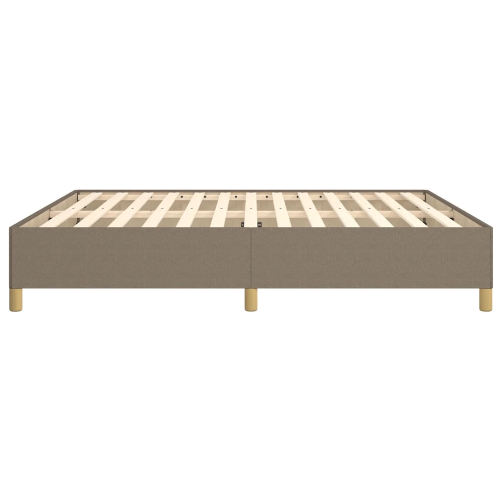 Boxspringbettgestell Taupe 180x200 cm Stoff