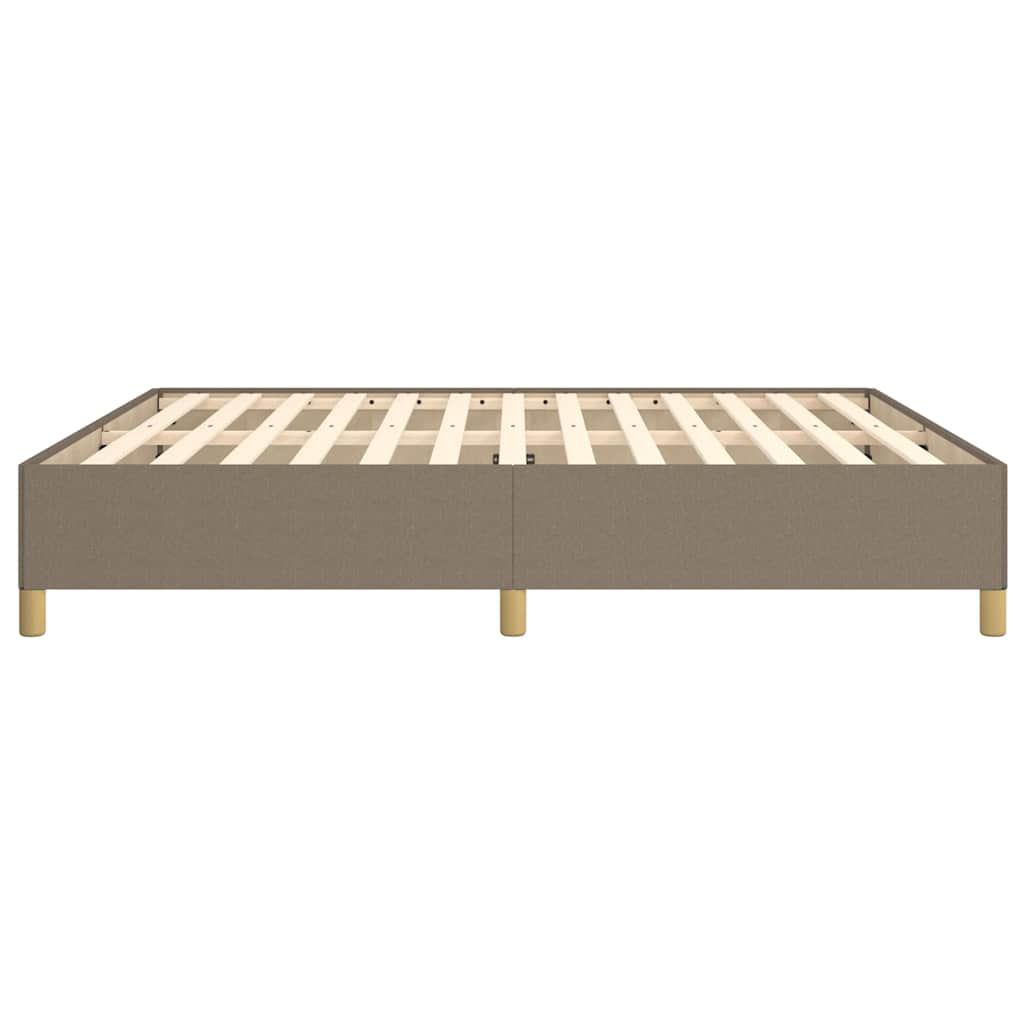 Boxspringbettgestell Taupe 180x200 cm Stoff