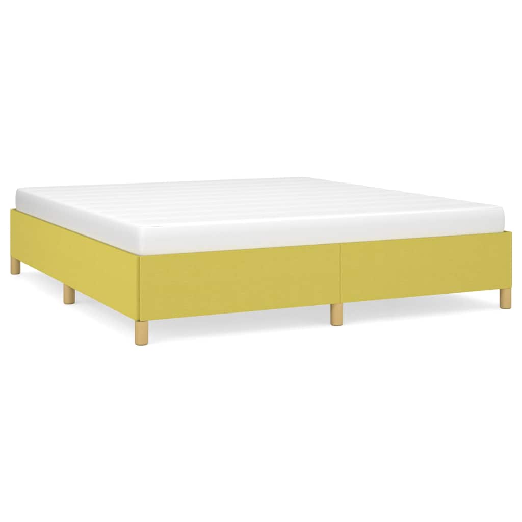 Boxspringbettgestell Grün 180x200 cm Stoff