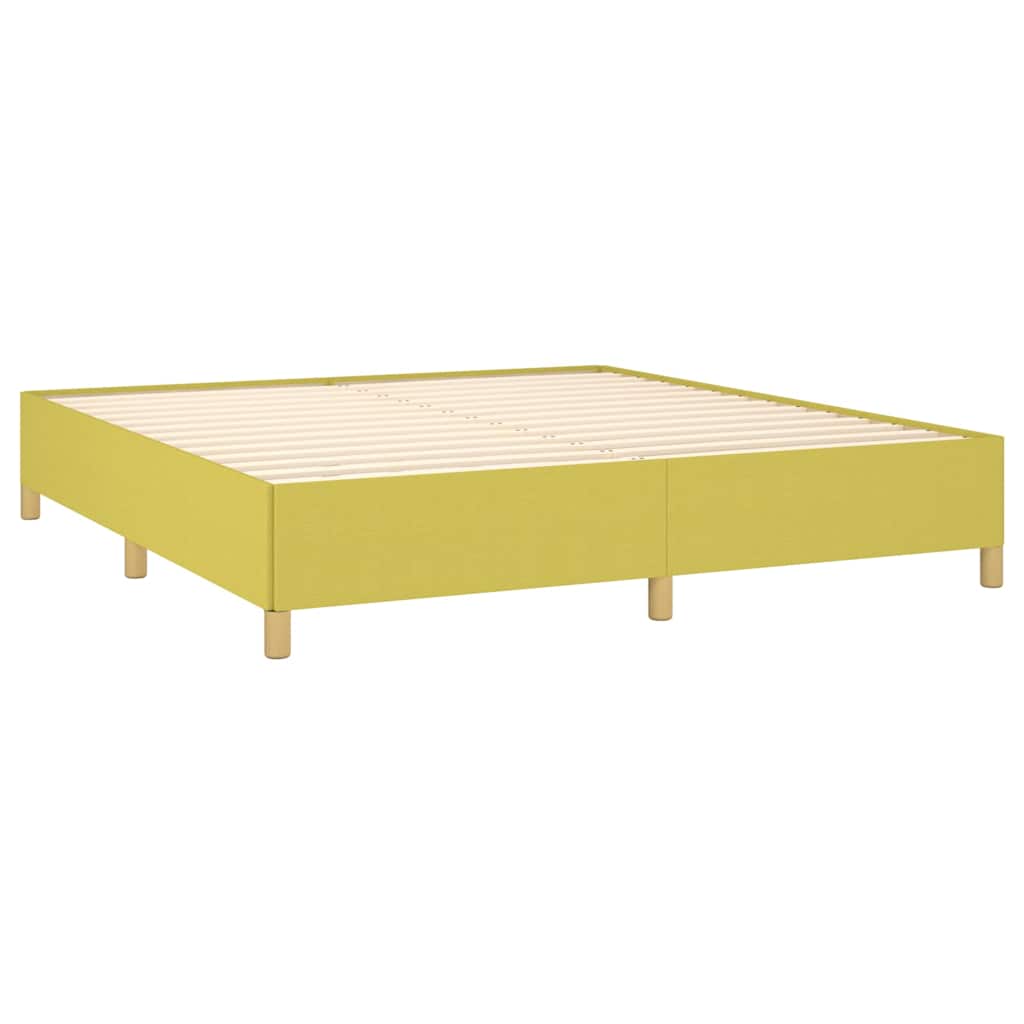 Boxspringbettgestell Grün 180x200 cm Stoff