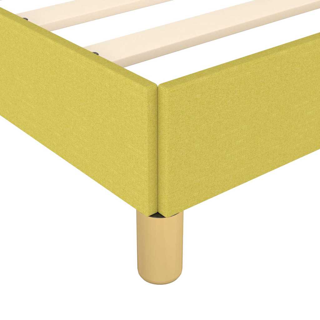 Boxspringbettgestell Grün 180x200 cm Stoff