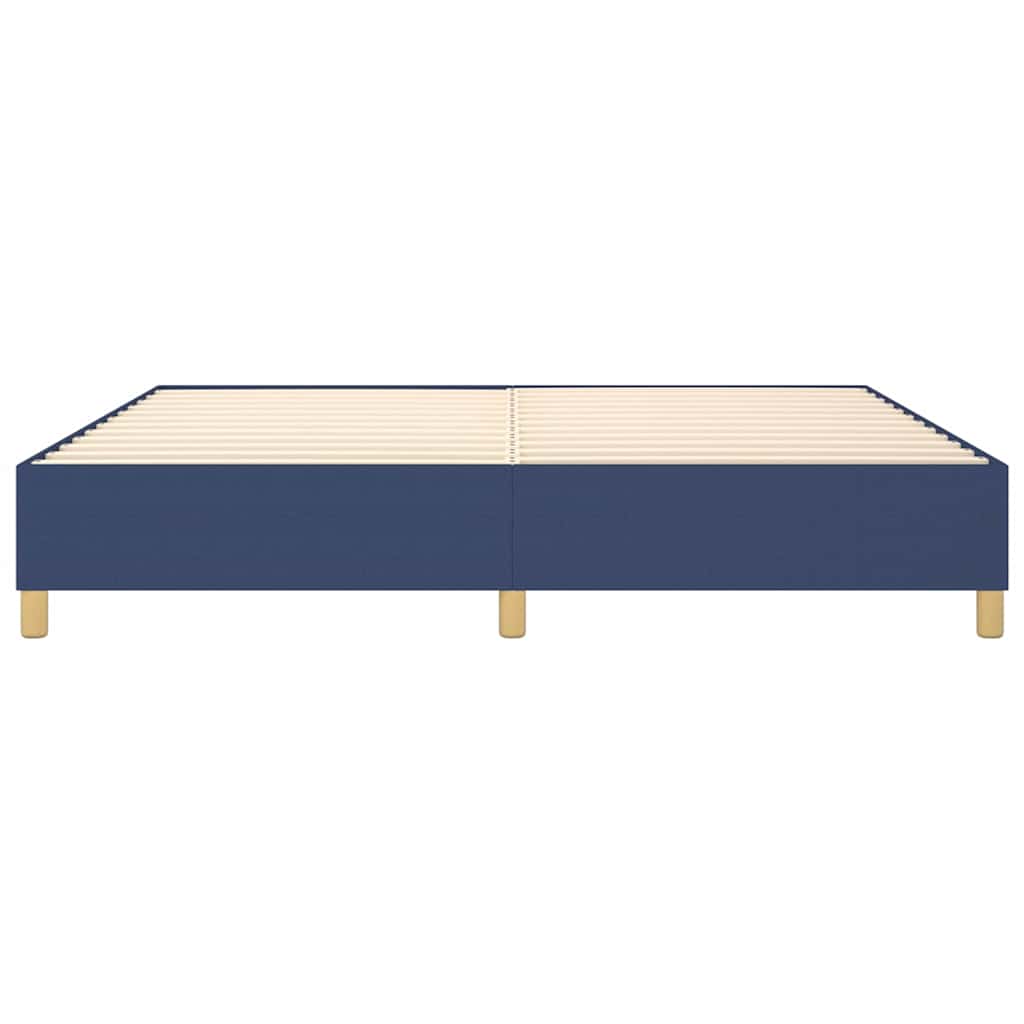 Boxspringbettgestell Blau 200x200 cm Stoff