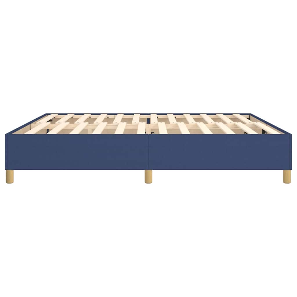 Boxspringbettgestell Blau 200x200 cm Stoff