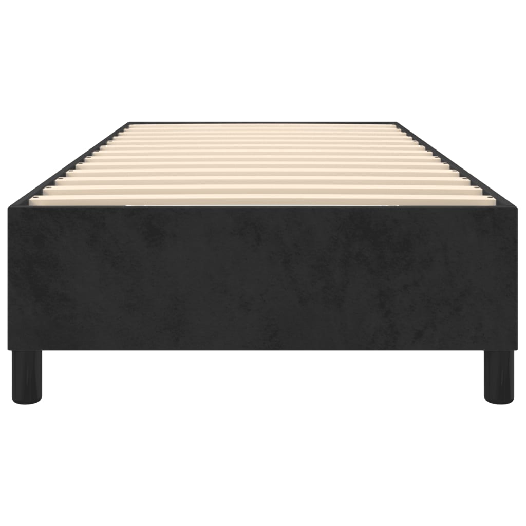 Boxspringbettgestell Schwarz 80x200 cm Samt