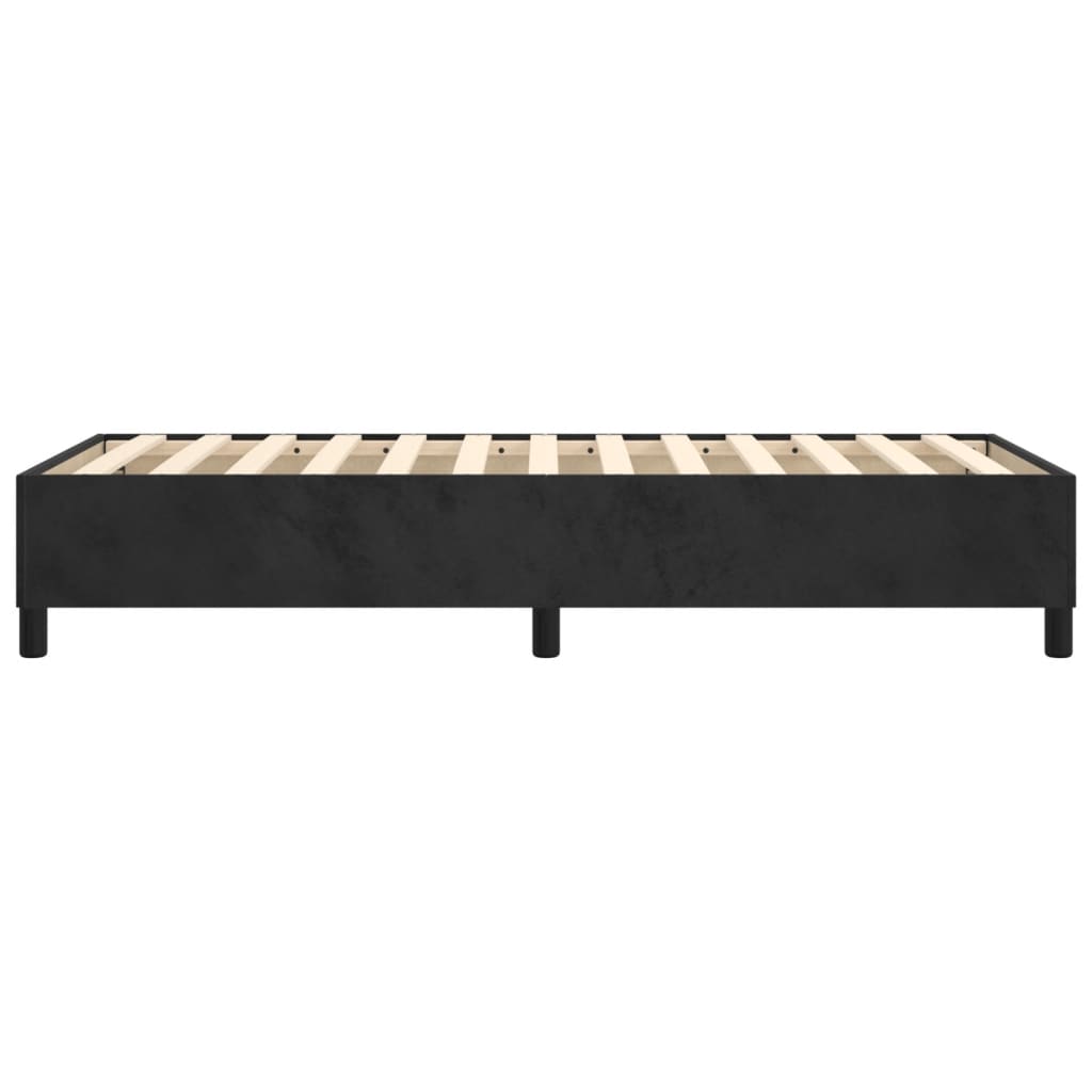 Boxspringbettgestell Schwarz 80x200 cm Samt