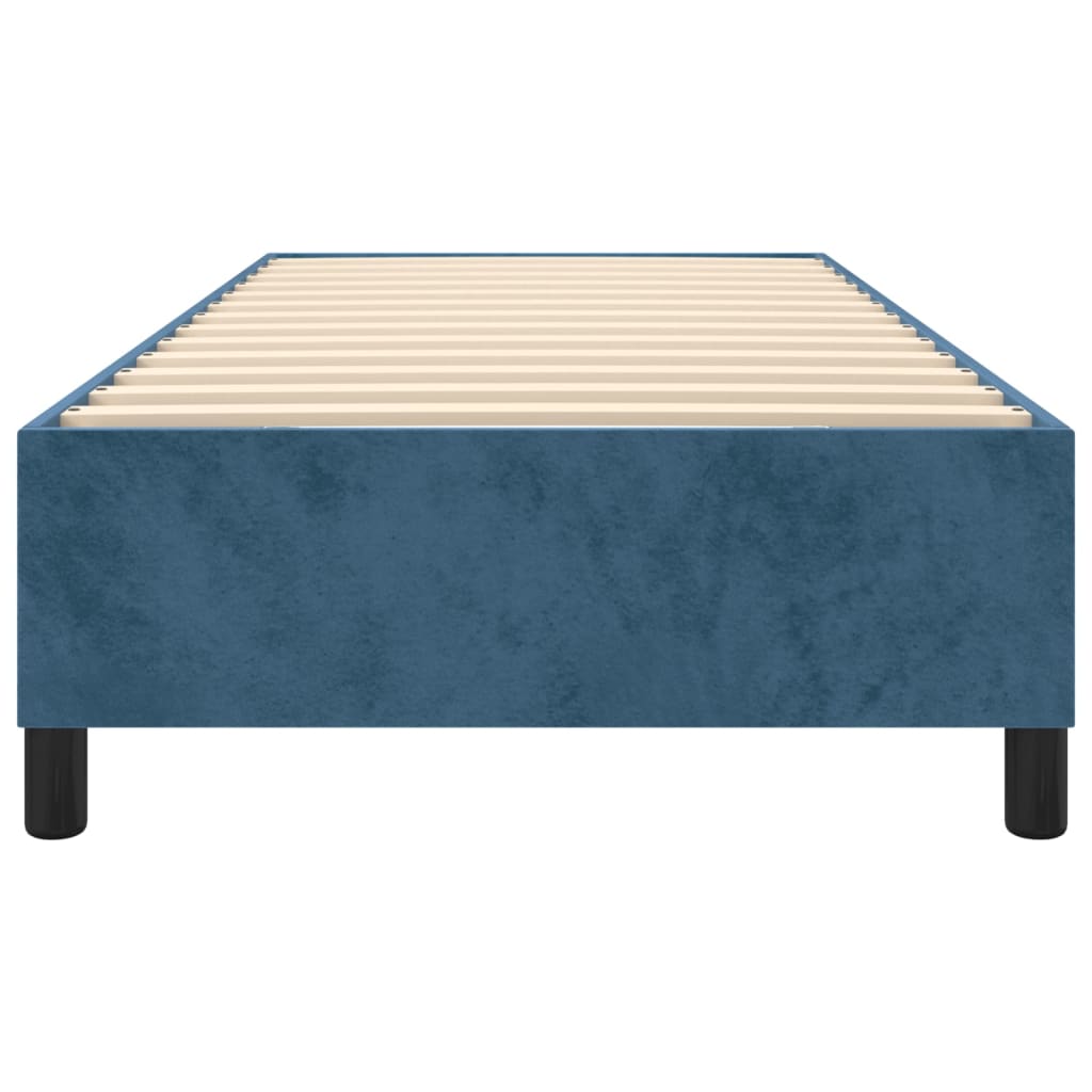 Boxspringbettgestell Dunkelblau 80x200 cm Samt