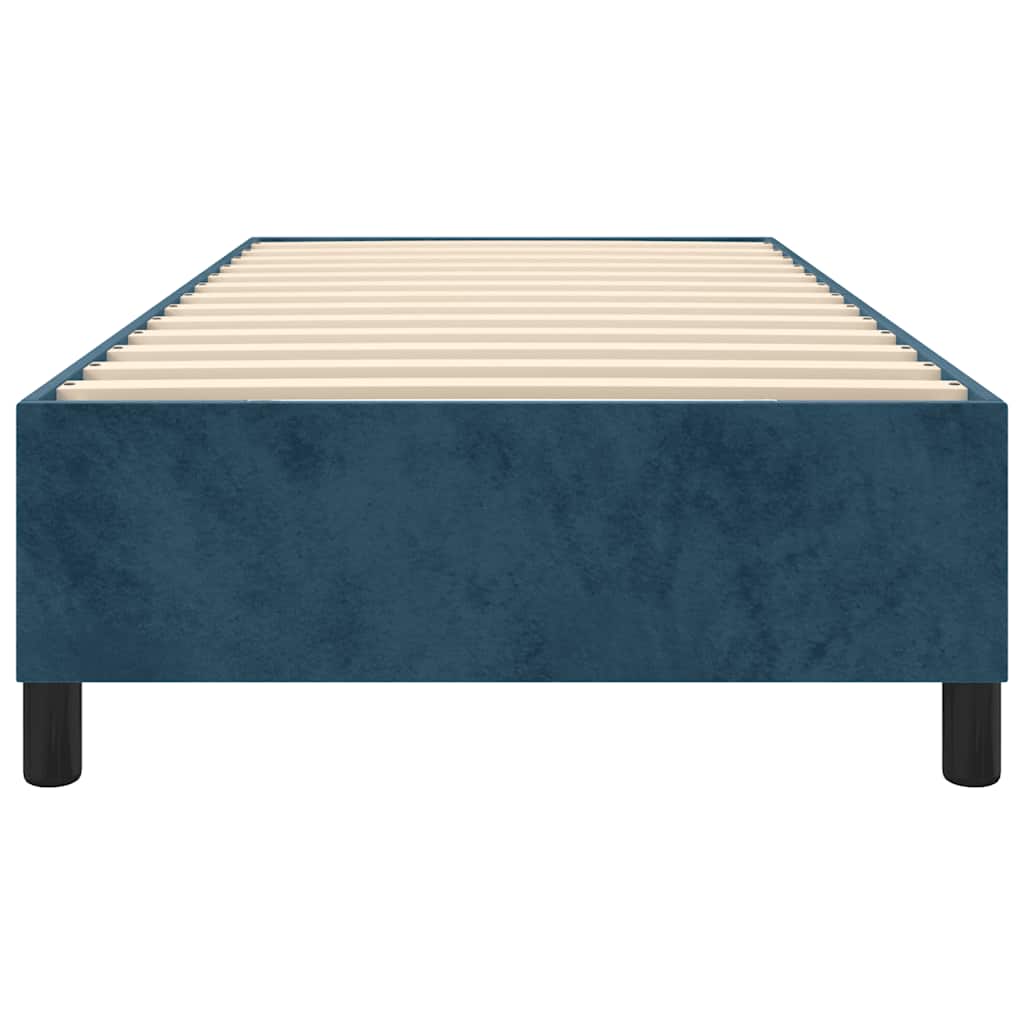 Boxspringbettgestell Dunkelblau 80x200 cm Samt