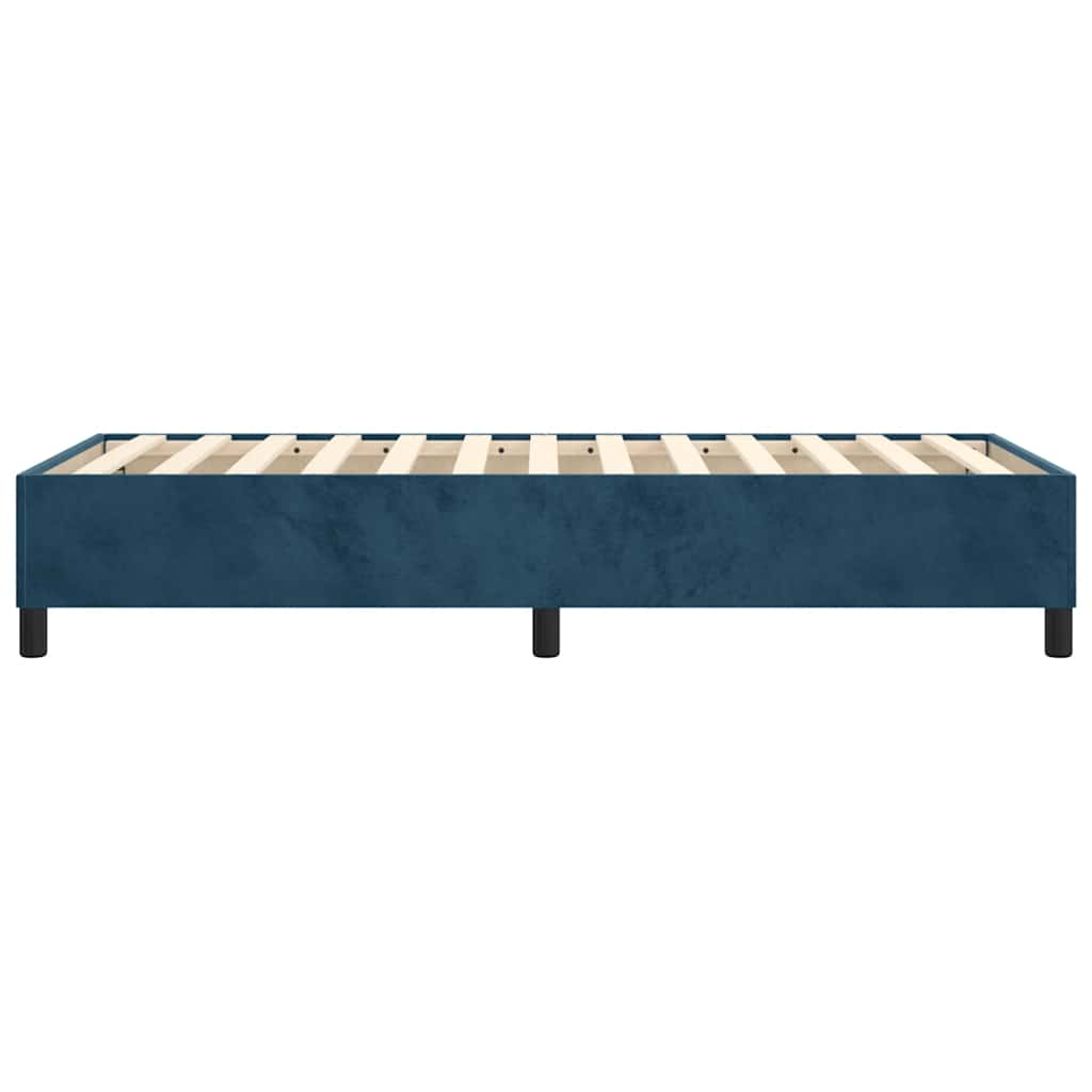 Boxspringbettgestell Dunkelblau 80x200 cm Samt