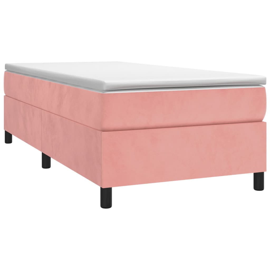 Boxspringbettgestell Rosa 80x200 cm Samt