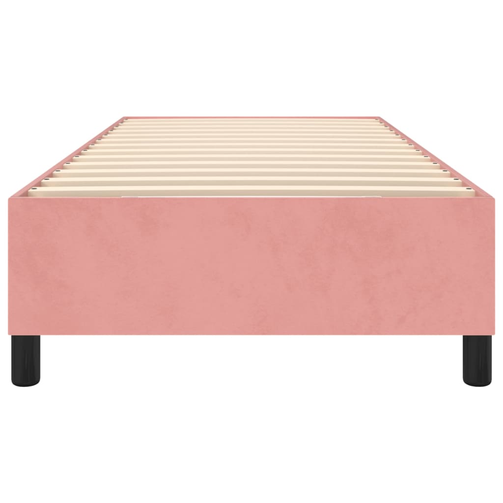 Boxspringbettgestell Rosa 80x200 cm Samt