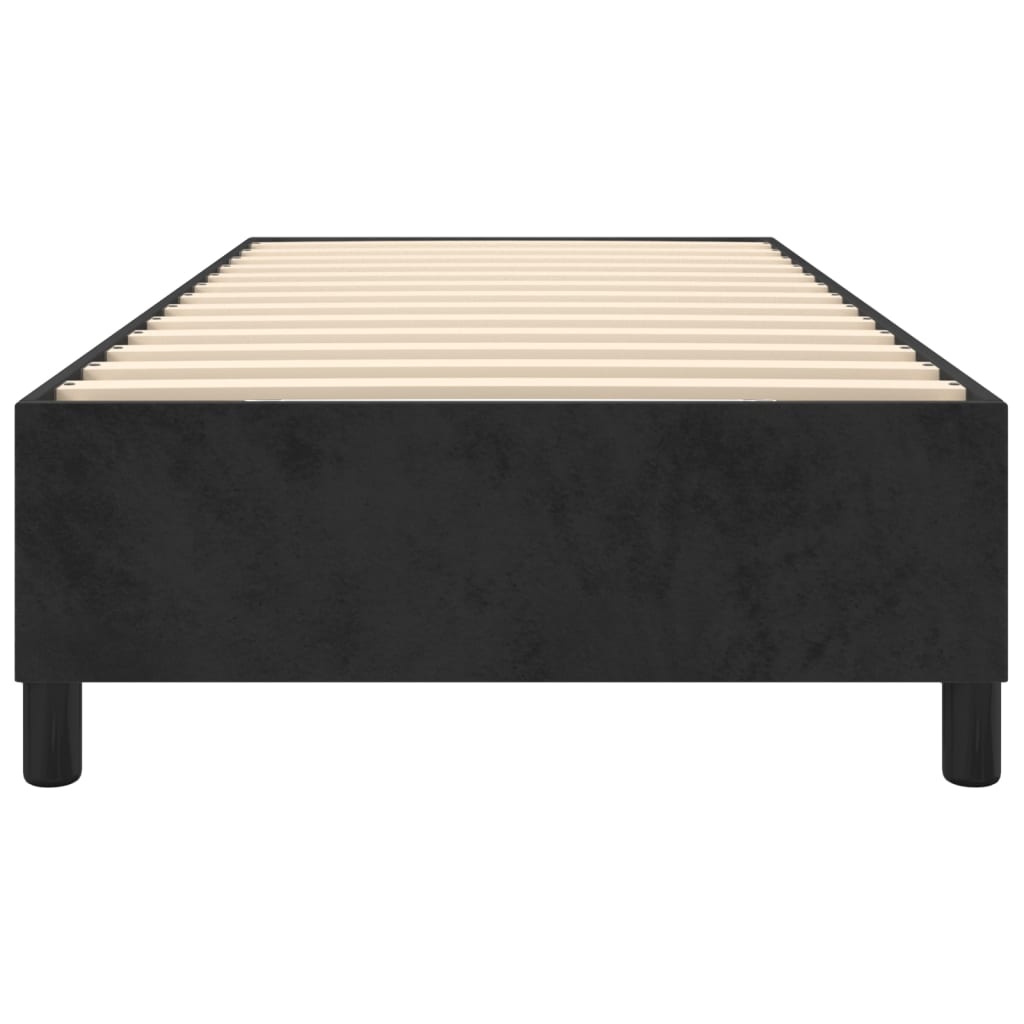 Boxspringbettgestell Schwarz 90x190 cm Samt
