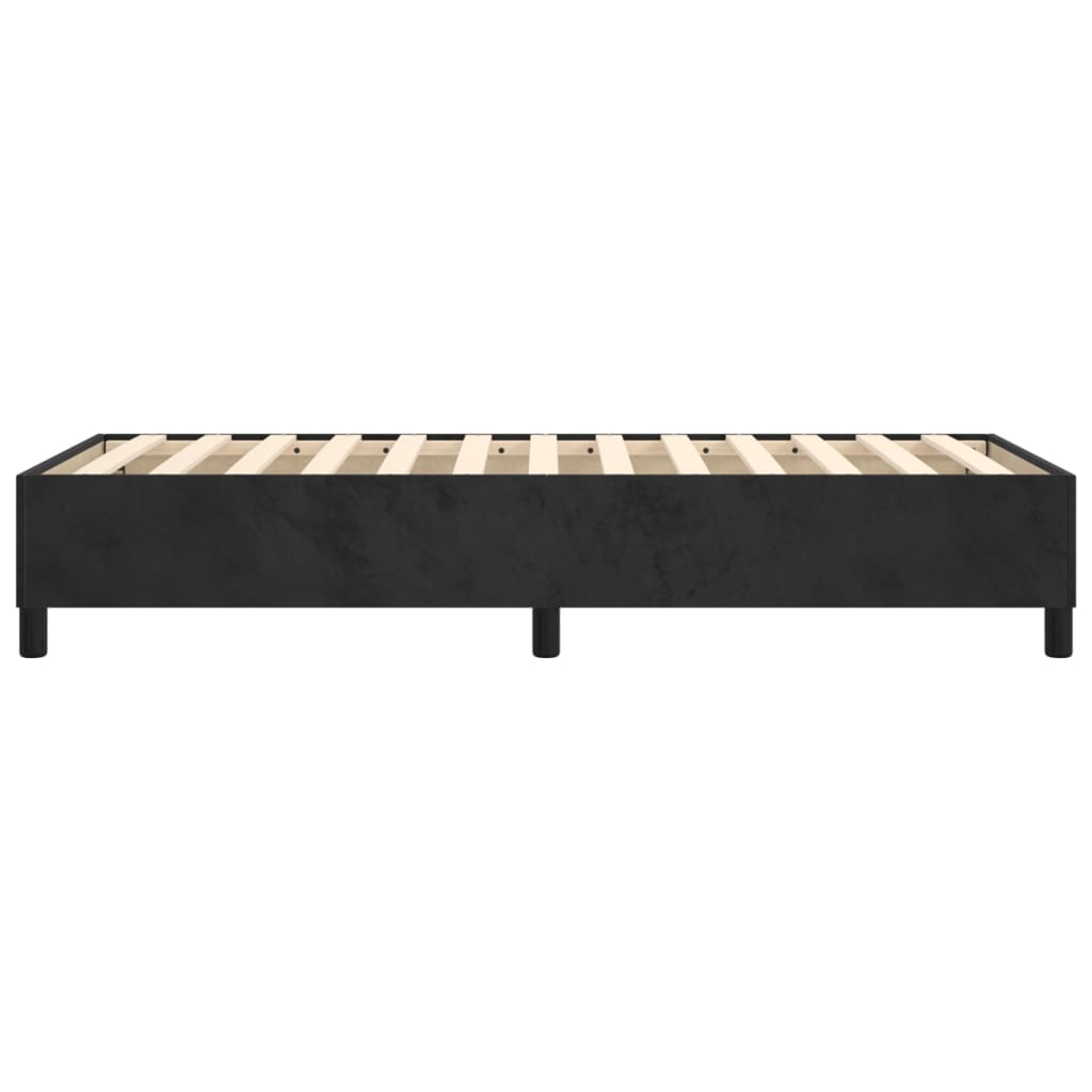 Boxspringbettgestell Schwarz 90x190 cm Samt