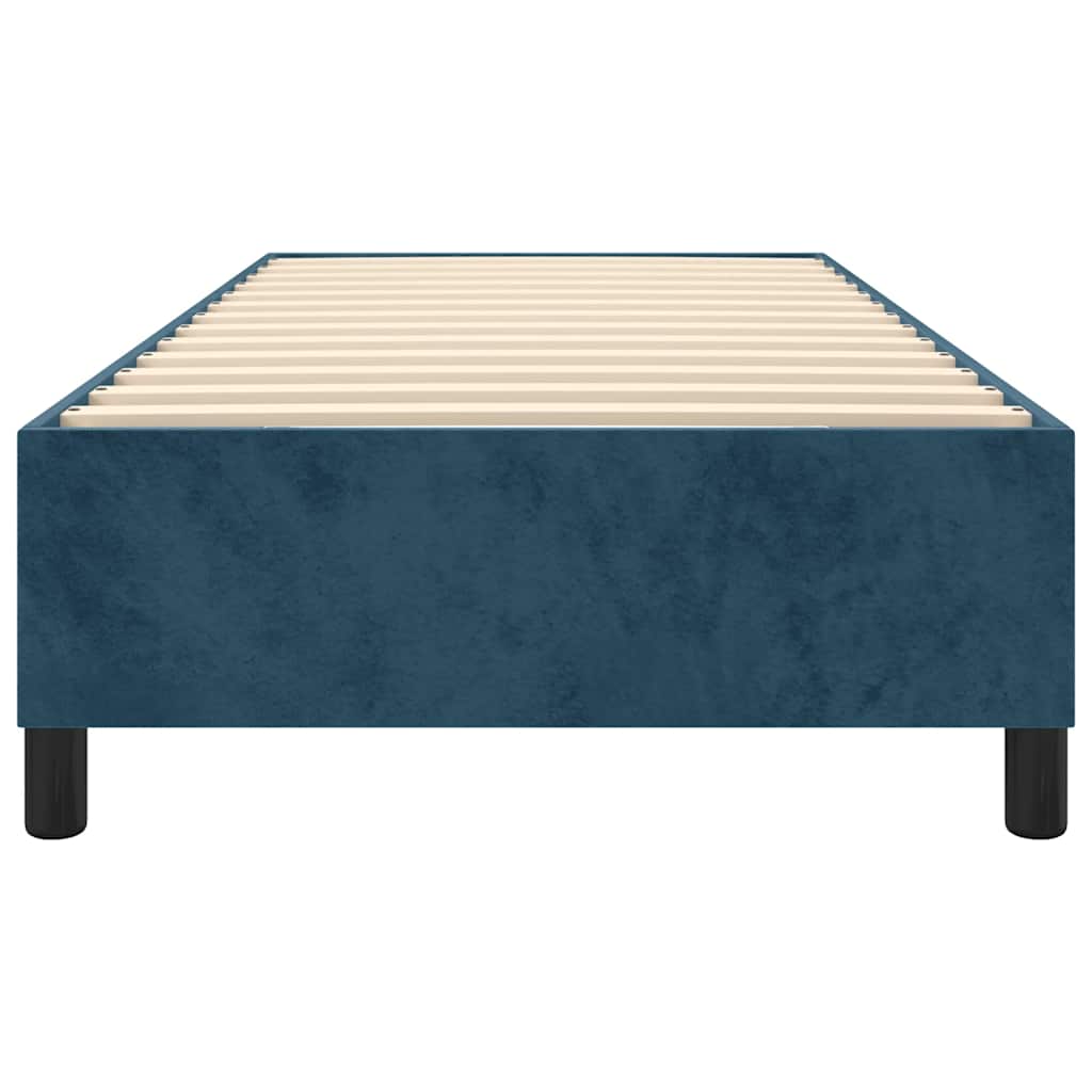 Boxspringbettgestell Dunkelblau 90x190 cm Samt