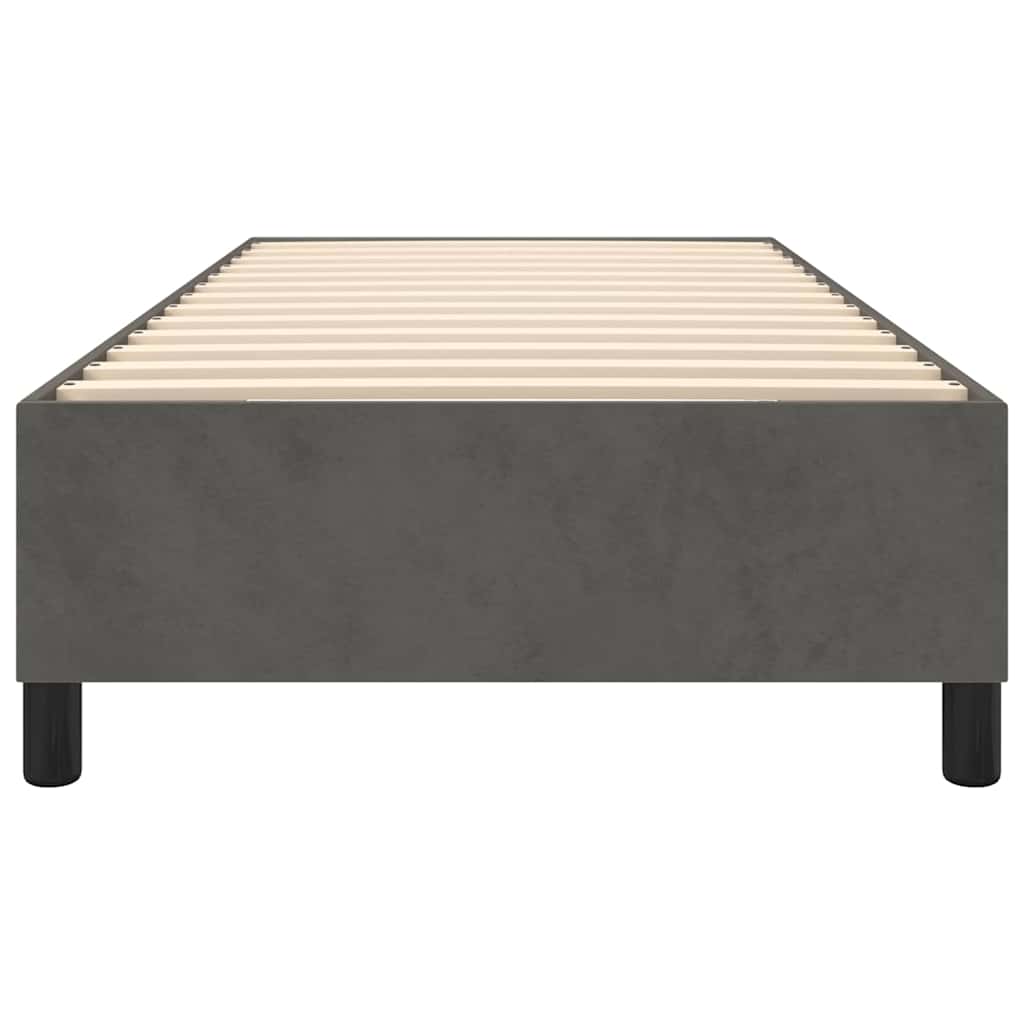 Boxspringbettgestell Dunkelgrau 90x200 cm Samt