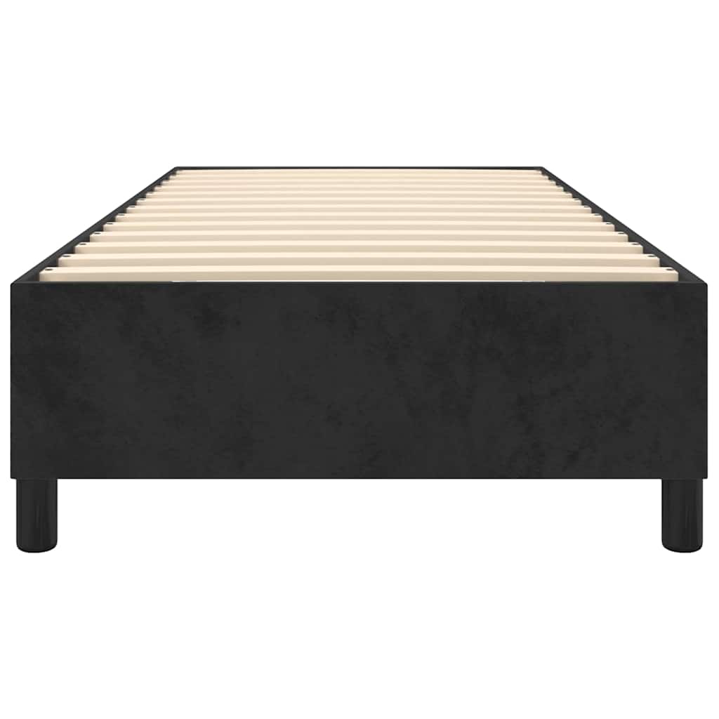 Boxspringbettgestell Schwarz 90x200 cm Samt