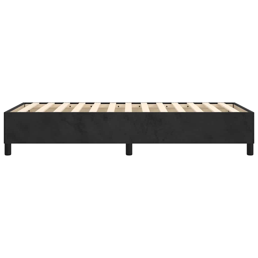 Boxspringbettgestell Schwarz 90x200 cm Samt