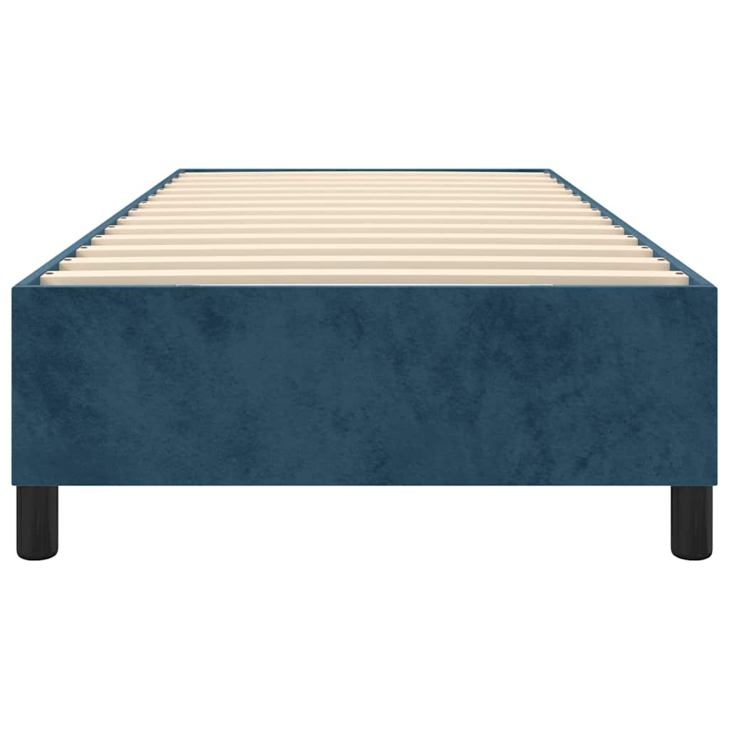 Boxspringbettgestell Dunkelblau 90x200 cm Samt