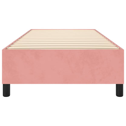 Boxspringbettgestell Rosa 90x200 cm Samt