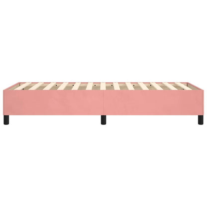 Boxspringbettgestell Rosa 90x200 cm Samt