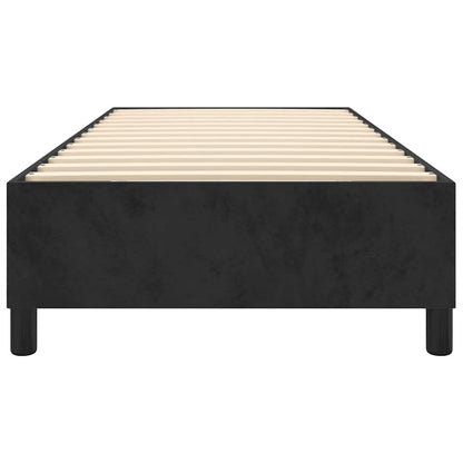 Boxspringbettgestell Schwarz 100x200 cm Samt