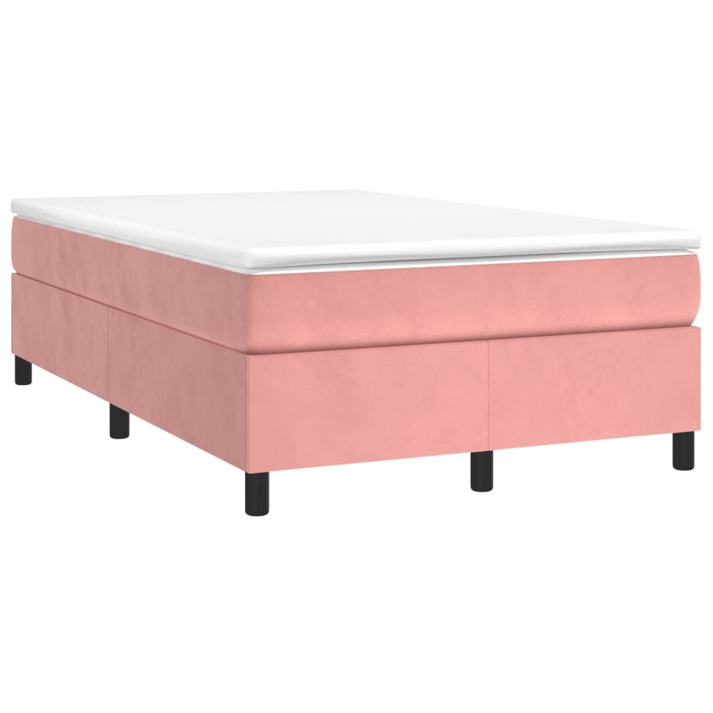 Boxspringbettgestell Rosa 120x200 cm Samt