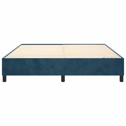 Boxspringbettgestell Dunkelblau 180x200 cm Samt