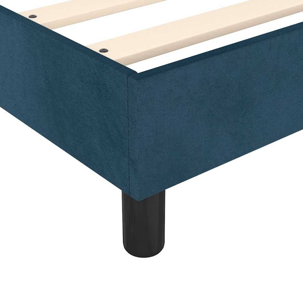 Boxspringbettgestell Dunkelblau 180x200 cm Samt