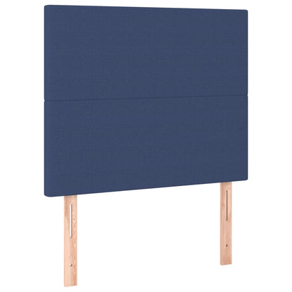 Kopfteil Blau 80x5x118/128 cm Stoff