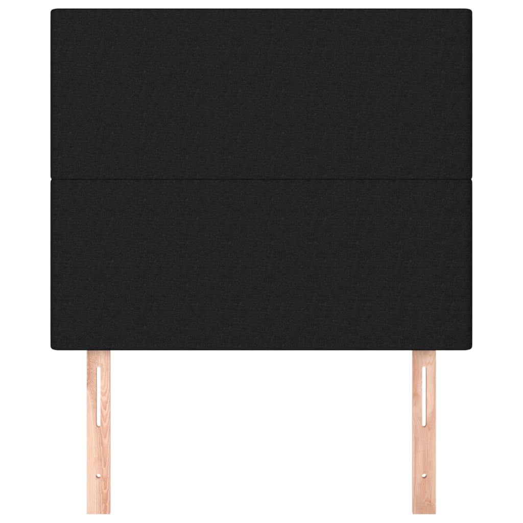 Kopfteil Schwarz 100 x 5 x 118/128 cm Stoff