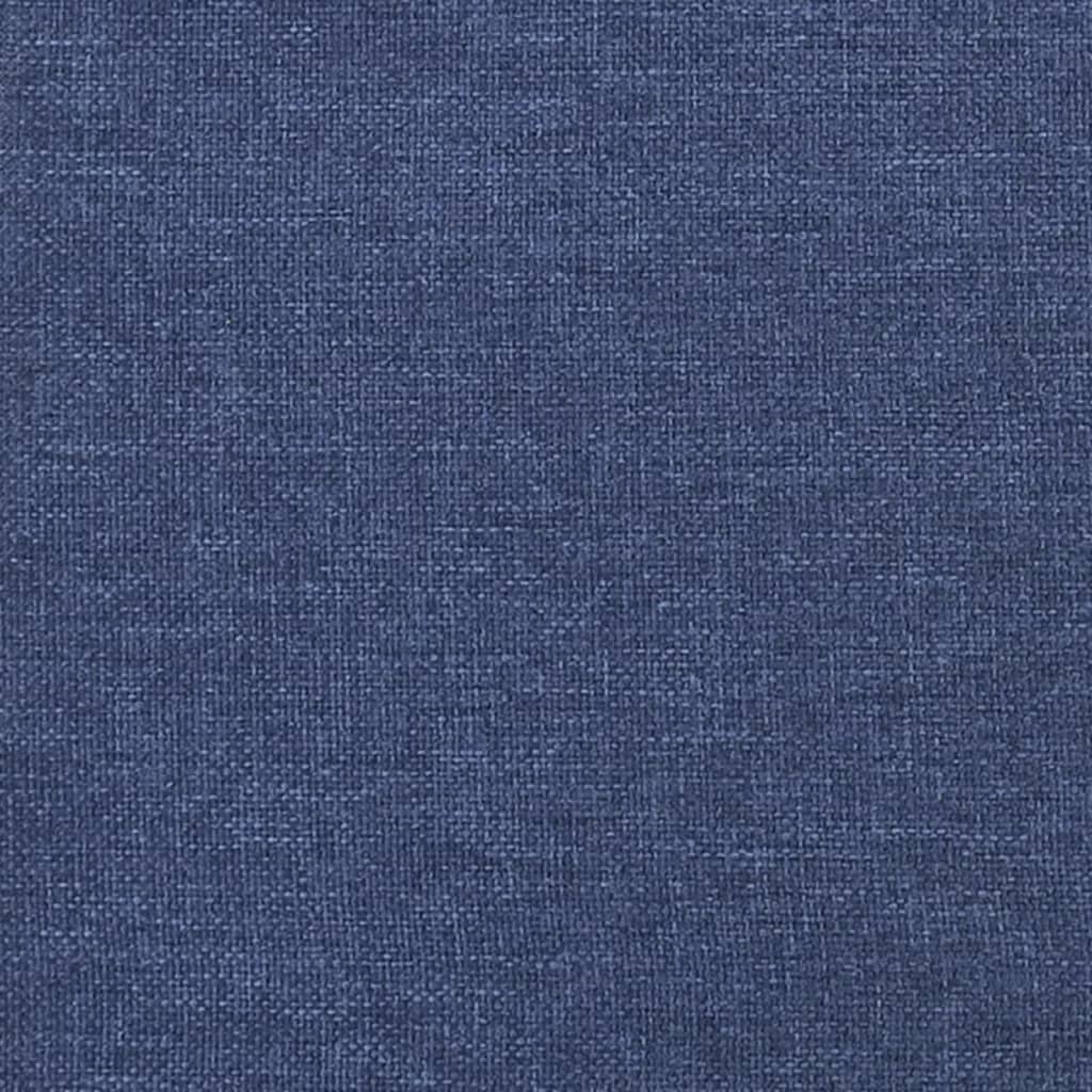 Kopfteil Blau 160x5x118/128 cm Stoff