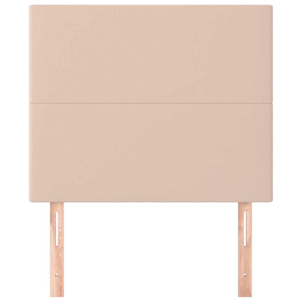 Kopfteil Cappuccino 90x5x118/128 cm Kunstleder